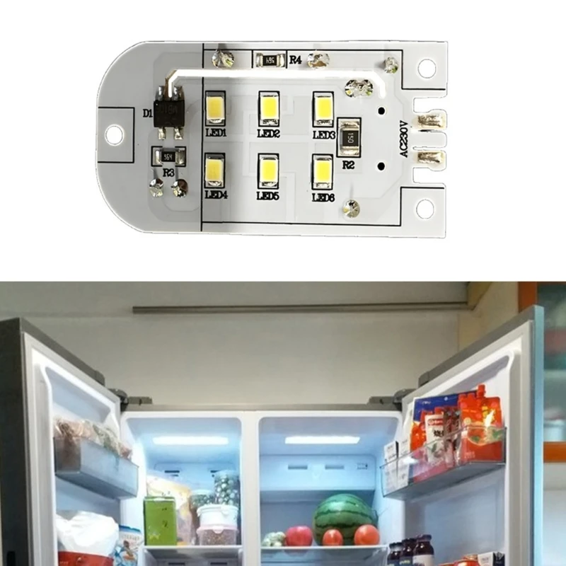 LED Light Panel Home Refrigerator Part Kitchen Appliance Lighting PCB Texture Perfect for Visibility in Refrigerators