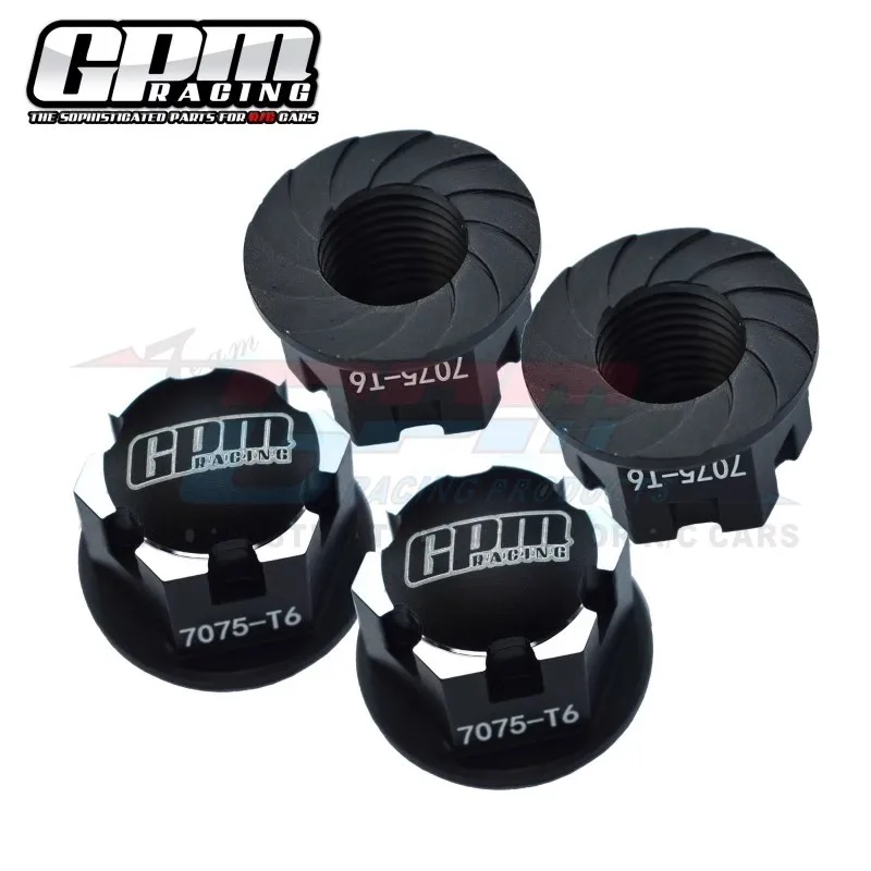 GPM Aluminum 7075-T6 Wheel Lock for TRAXXAS 1/5 4WD X-MAXX 6S 8S XRT 1/8 SLEDGE 1/10 E-REVO 2.0