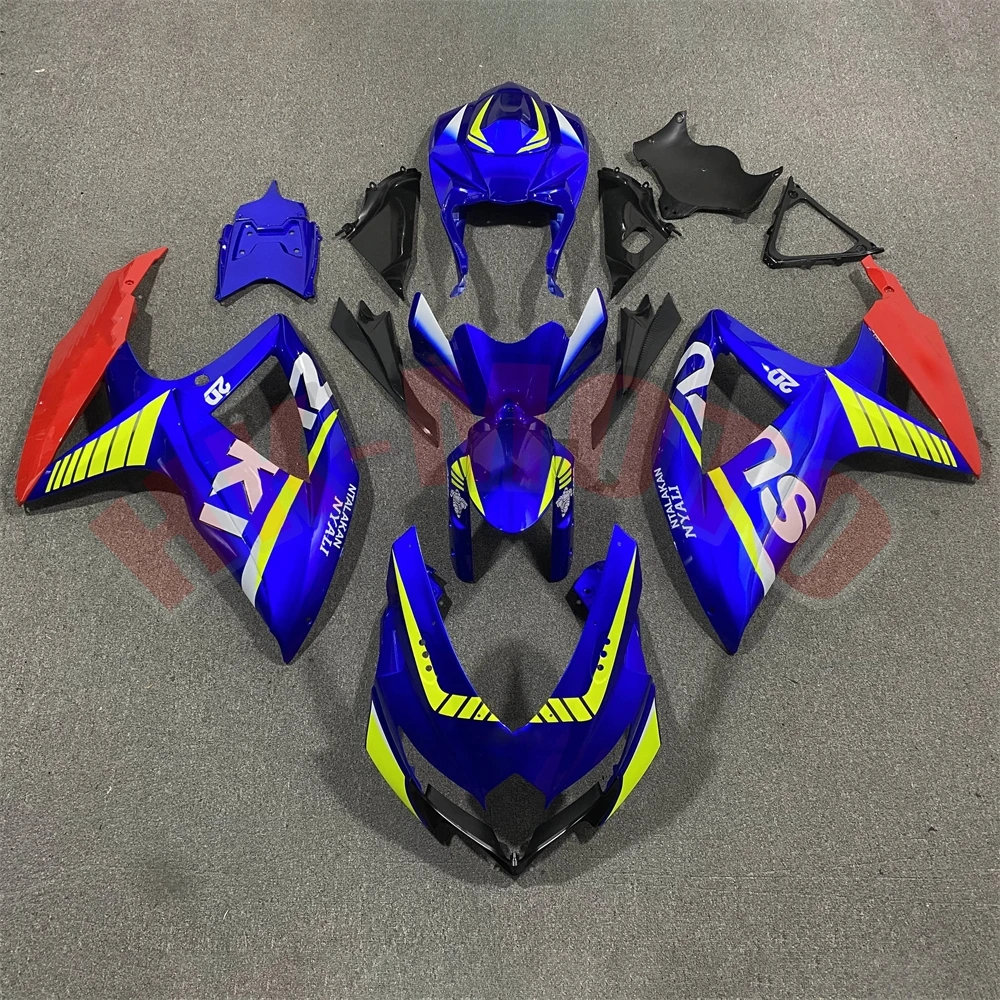 Motorcycle Fairing Kit Fit For GSX-R 600 750 GSXR600 GSXR750 2008-2010 K8 K9 K10 Bodywork Set High Quality ABS Injection Blue