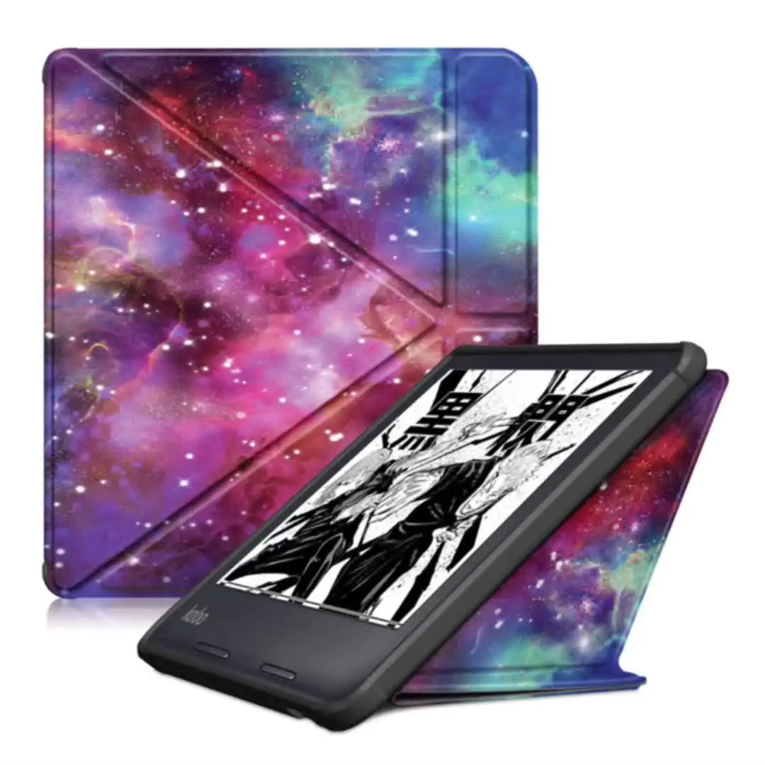 Origami Leather Case for KOBO Libra 2 N418 7 Inch EReader Funda