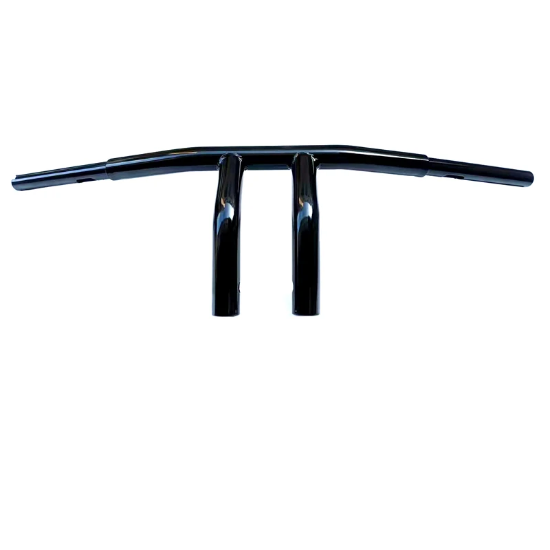 HCMT 1-1/4 Inch Fat 8 Inch Rise Buffalo T-Bar Handlebars Compatible with Harley 18-later Softail 12-16 FLD 06-17 FXDB