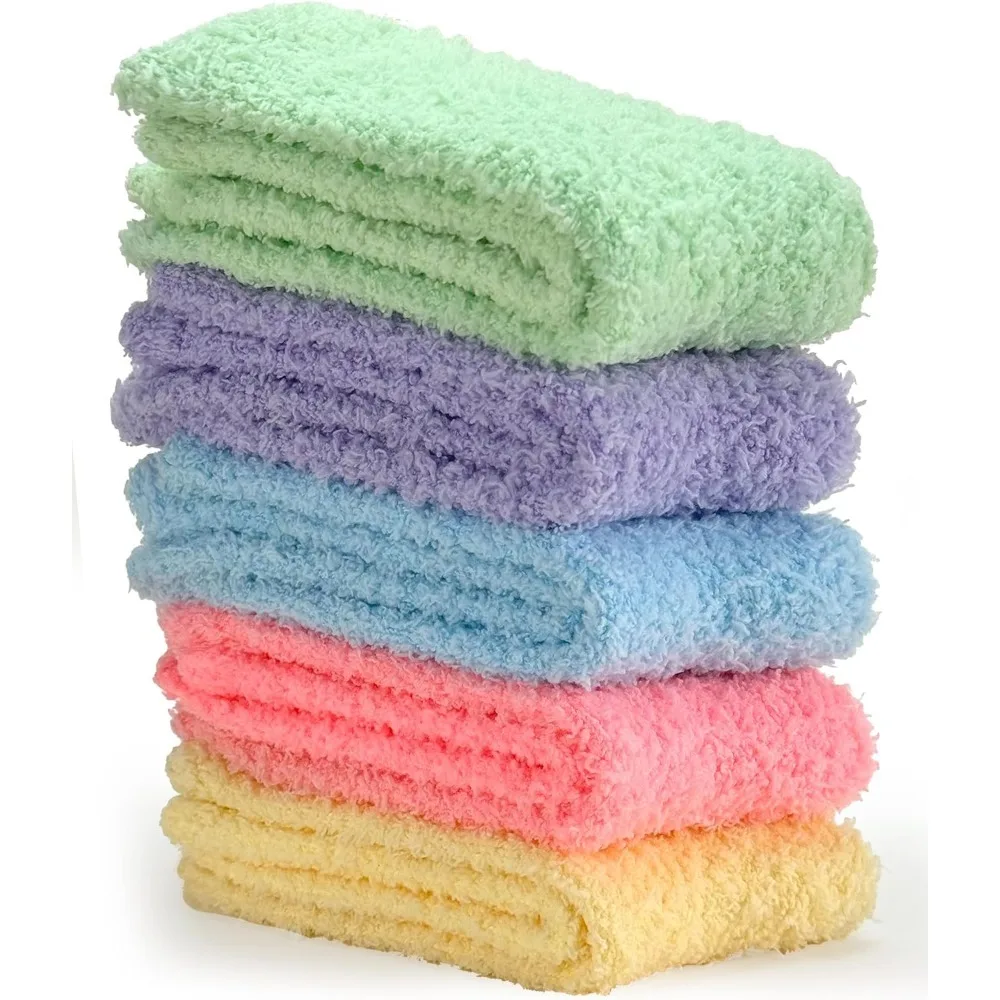 

Warm & Cozy Gifts for Women, Stocking Stuufers, Fluffy Fuzzy Plush Sleeping Slipper Socks - Soft Warm Fabric