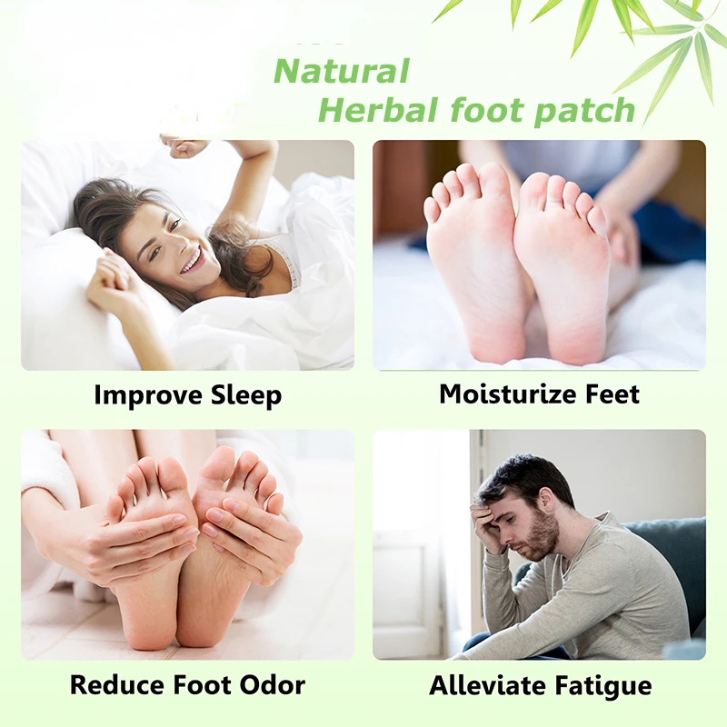 KINOKI Original Detox Foot Patch For Weight Loss Detox Foot Pads Body Toxins Improve Sleep Feet Slimming Cleansing Dropshipping