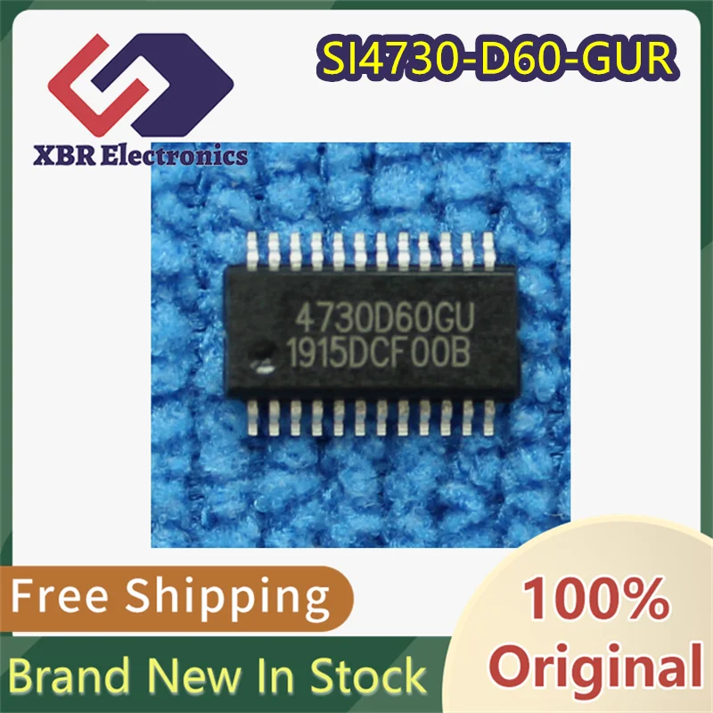 

(5/50 pieces) SI4730-D60-GUR 4730D60GU Chip SSOP24 Radio IC Brand new genuine product In stock Free shipping