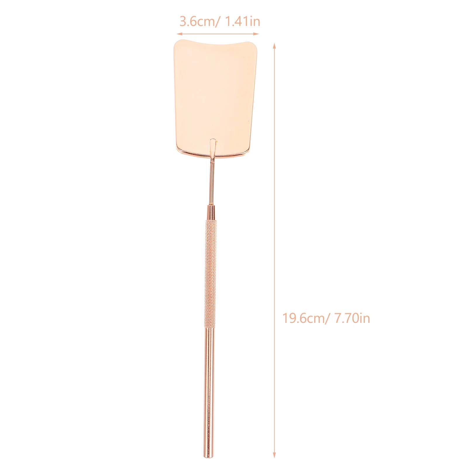 Lash Extension Checking Mirror Stainless Steel Eyelash Mirror Portable Light Makeup Tool Eyelash Extension Supplies