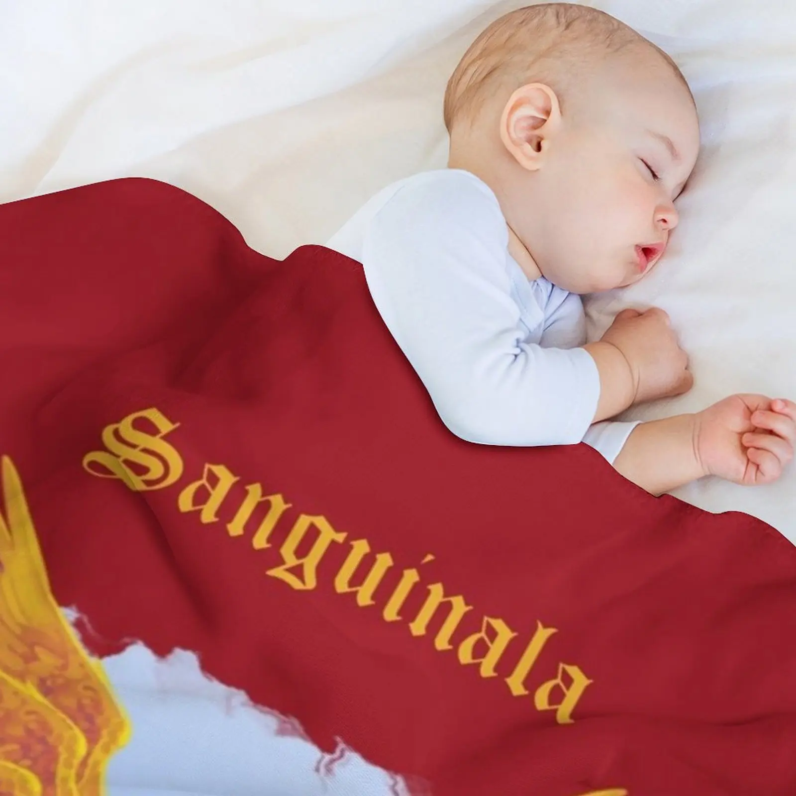 Sanguinala - Honor His Sacrifice Throw Blanket منقوشة بياضات سرير للسفر وبطانية أرائك مزخرفة #3