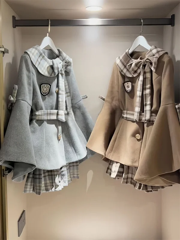 ele-sweet-autumn-winter-two-piece-suitset-faux-fur-coat-skirt-outfit-for-rich-girls-soft-girl-lolita-sle-clothing