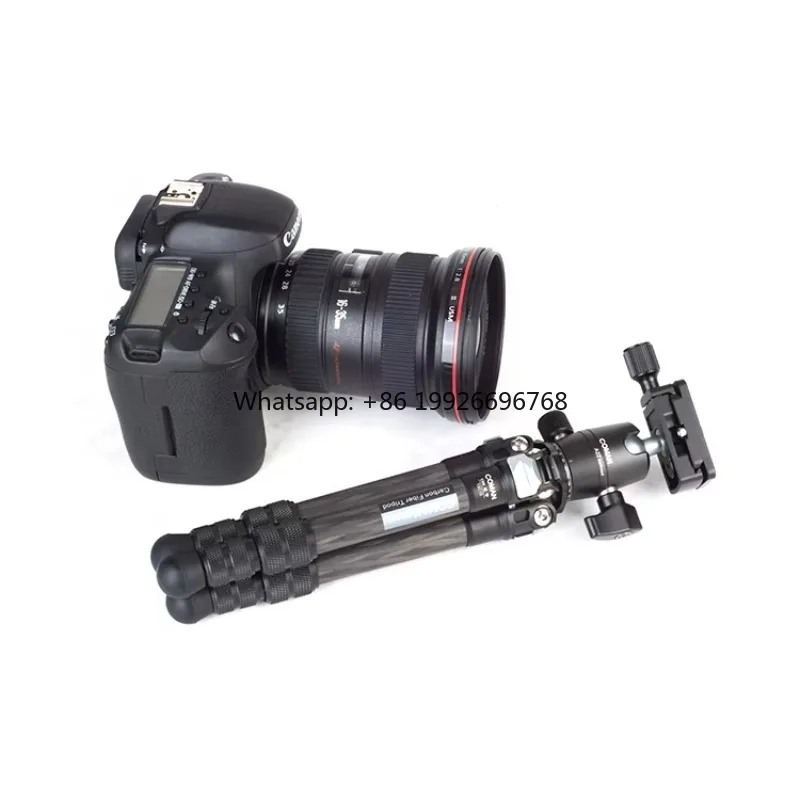 

TSC10A20 CNC Carbon Fiber Mini Portable Tripod for Dslr Live Broadcast Wholesale Factory Supply factory