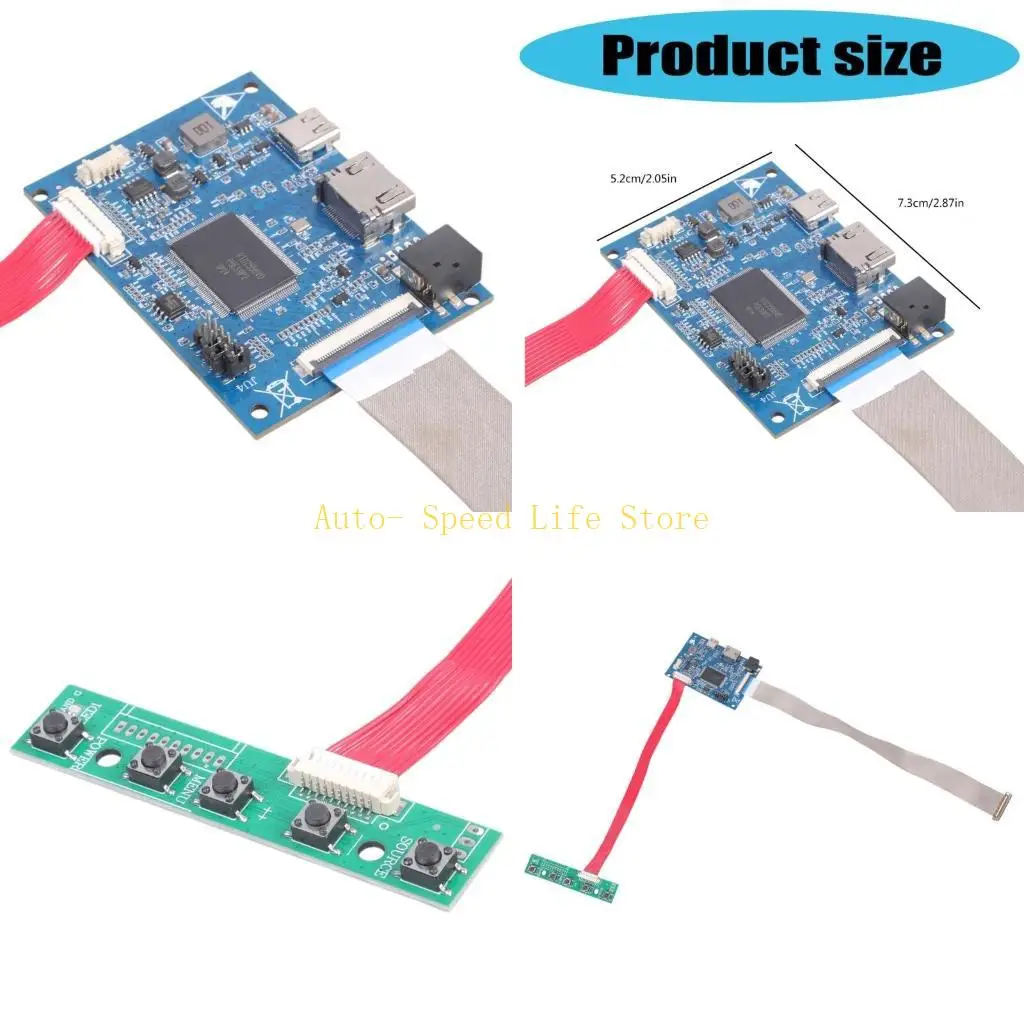 

02DA 40PIN EDP ЖК-дисплей плата драйвера HDTV-совместимого и типа C Слуховой выход 3WX2 Поддержка дистанционного управления