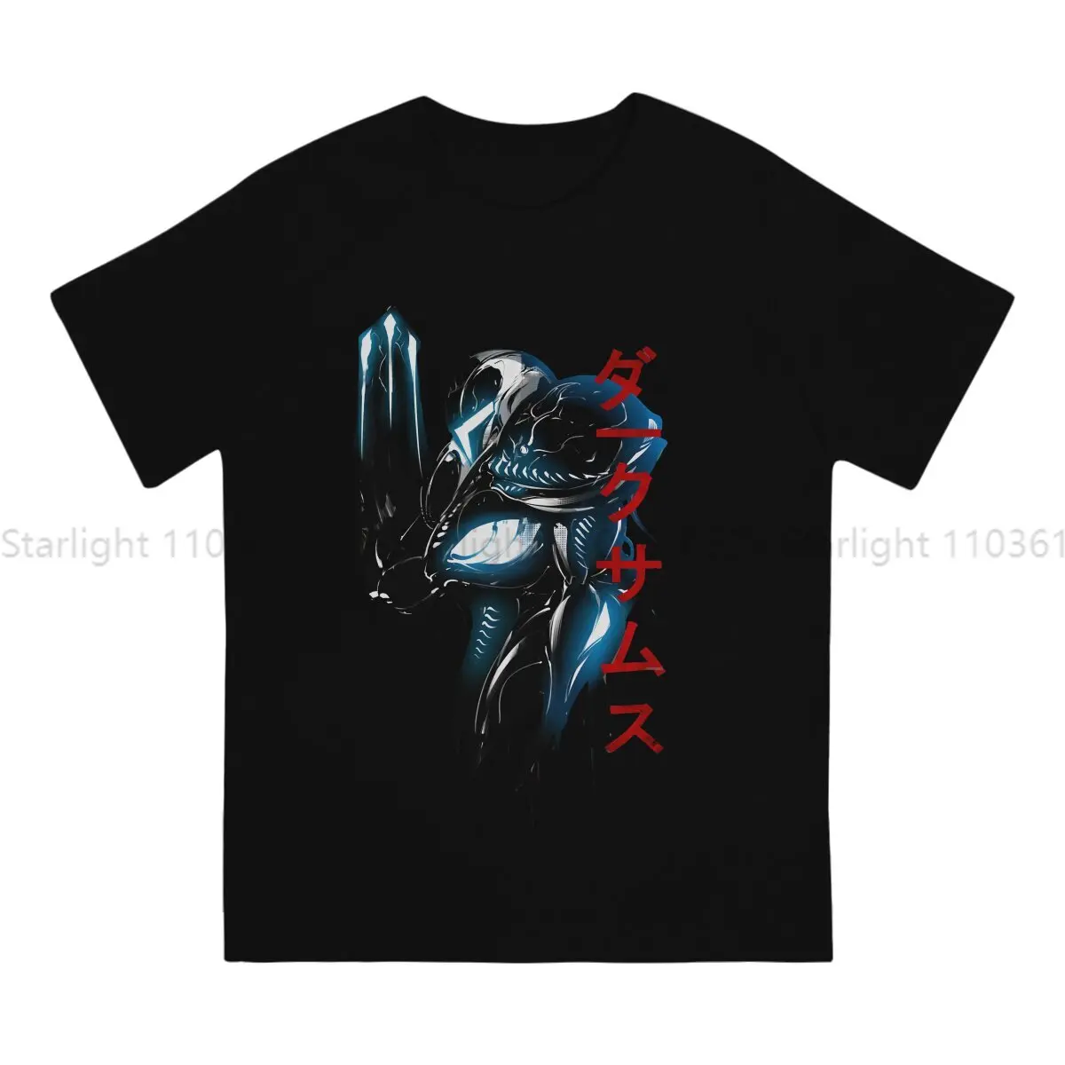 Dark Samus Man's TShirt Super Metroid Crewneck Tops T Shirt Funny Birthday Gifts