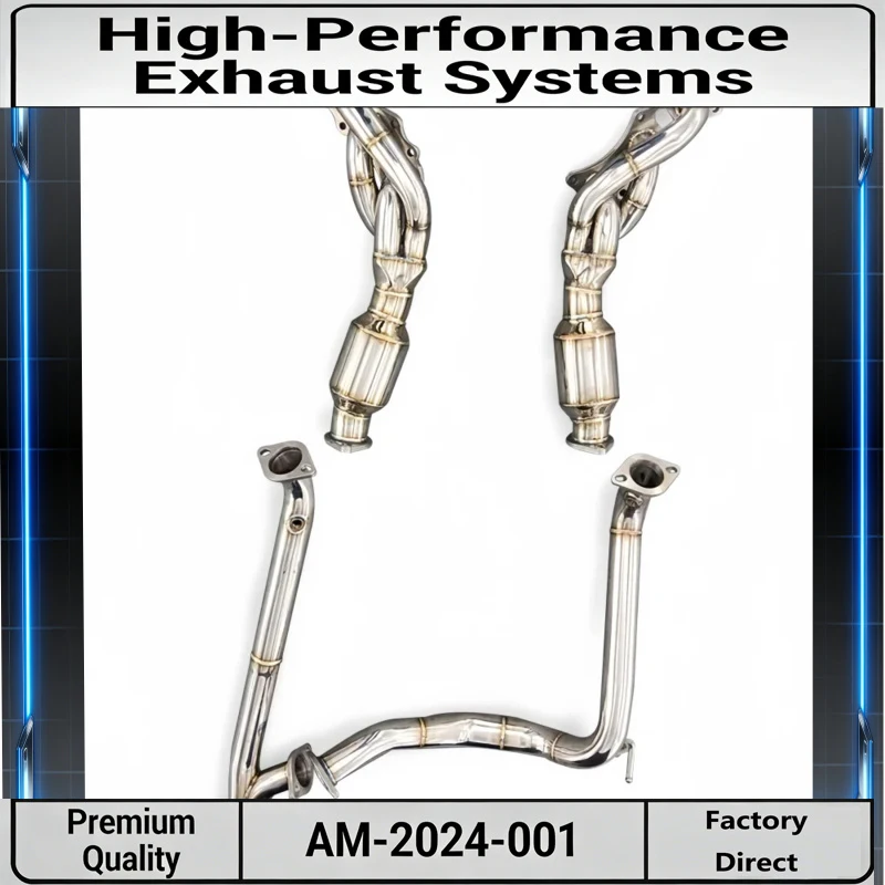 

Exhaust Manifold Front Downpipe for Toyota Hilux 4.0 1GR-FE V6 2005-2012 Exhaust Pipe Header Performance Upgrade