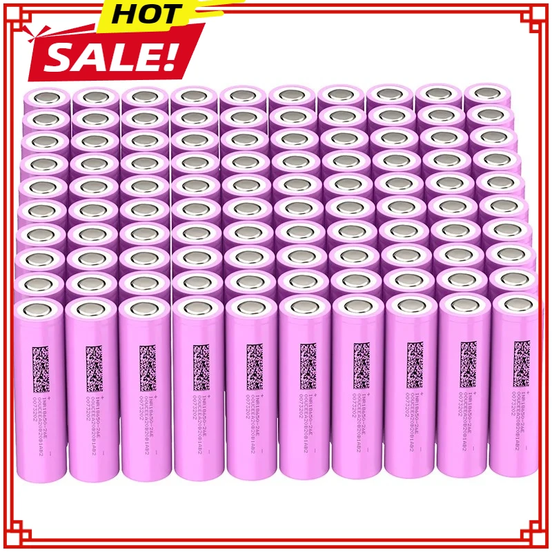 18650 Batería INR18650-26E 2600mAh 3.7V Li-Ion Célula de energía recargable de alta corriente
