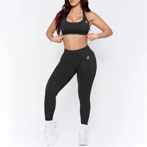 Bum Women Yoga Sets 2025 Shaping Scrunch Butt Leggings And Impact Sports Bra Women 2pcs Seamless Suits Gym Sexy Halter Bra Set - Image 22