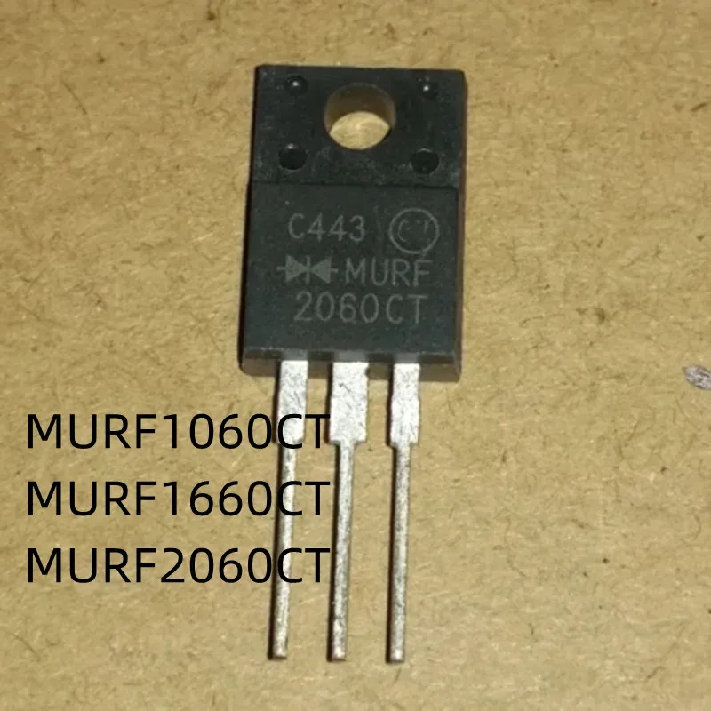 

10Pcs/Lot MURF1060CT MURF1660CT MURF2060CT TO-220F Fast Recovery Diode