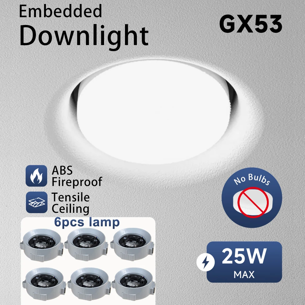 

Modern Downlight Replaceable Bulb Spotlights 110V Recessed Ceiling Lamp Indoor Decorative Ceiling Light For Home Corridor aisle