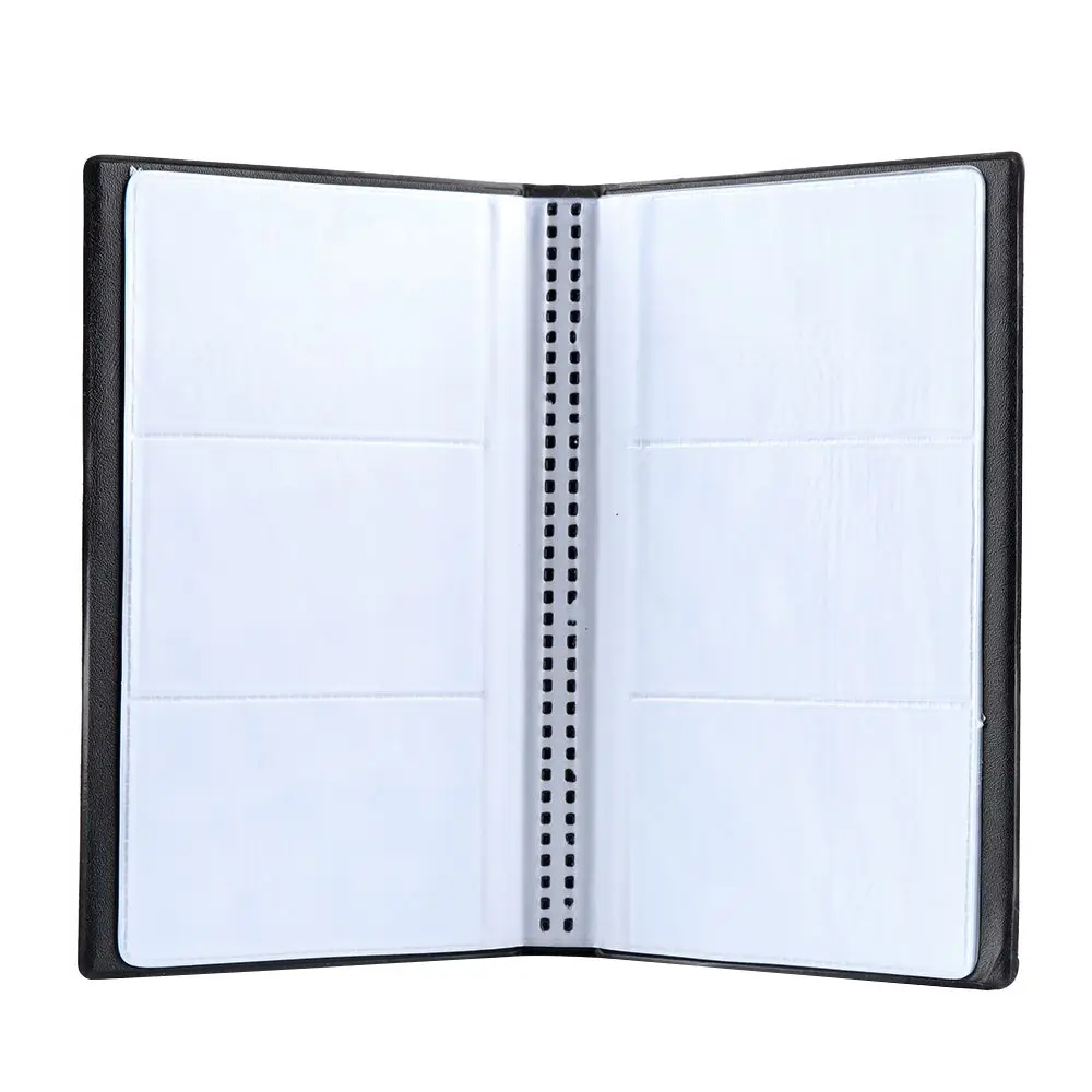 New Card Holder Books High Quality Cards Album Fashion Leather Book Case Credit Card Paper Craft Collection Container