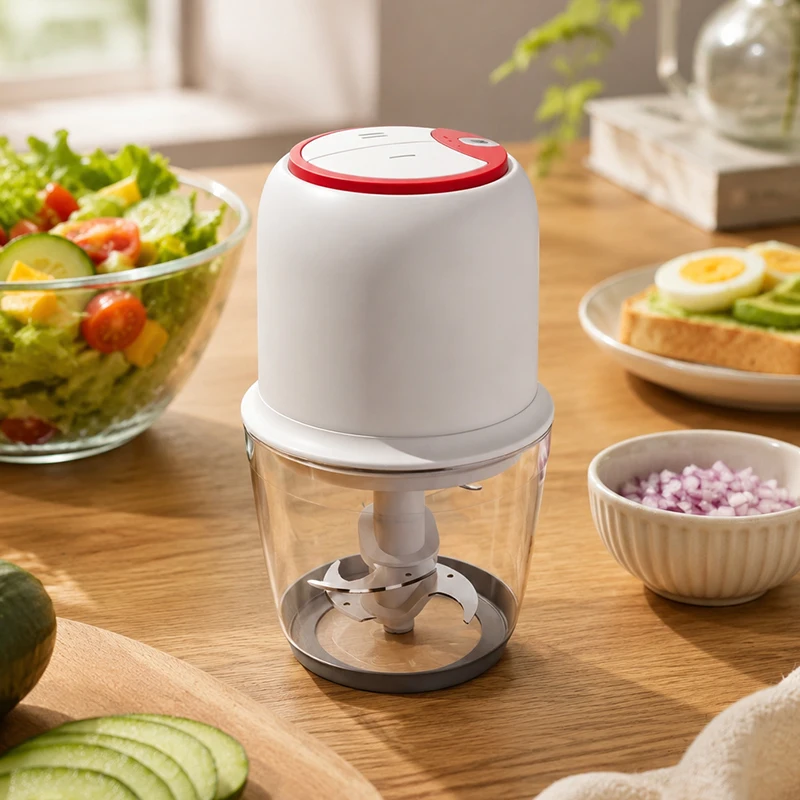 Portable Two Speed Small Kitchen Food Processor With Battery