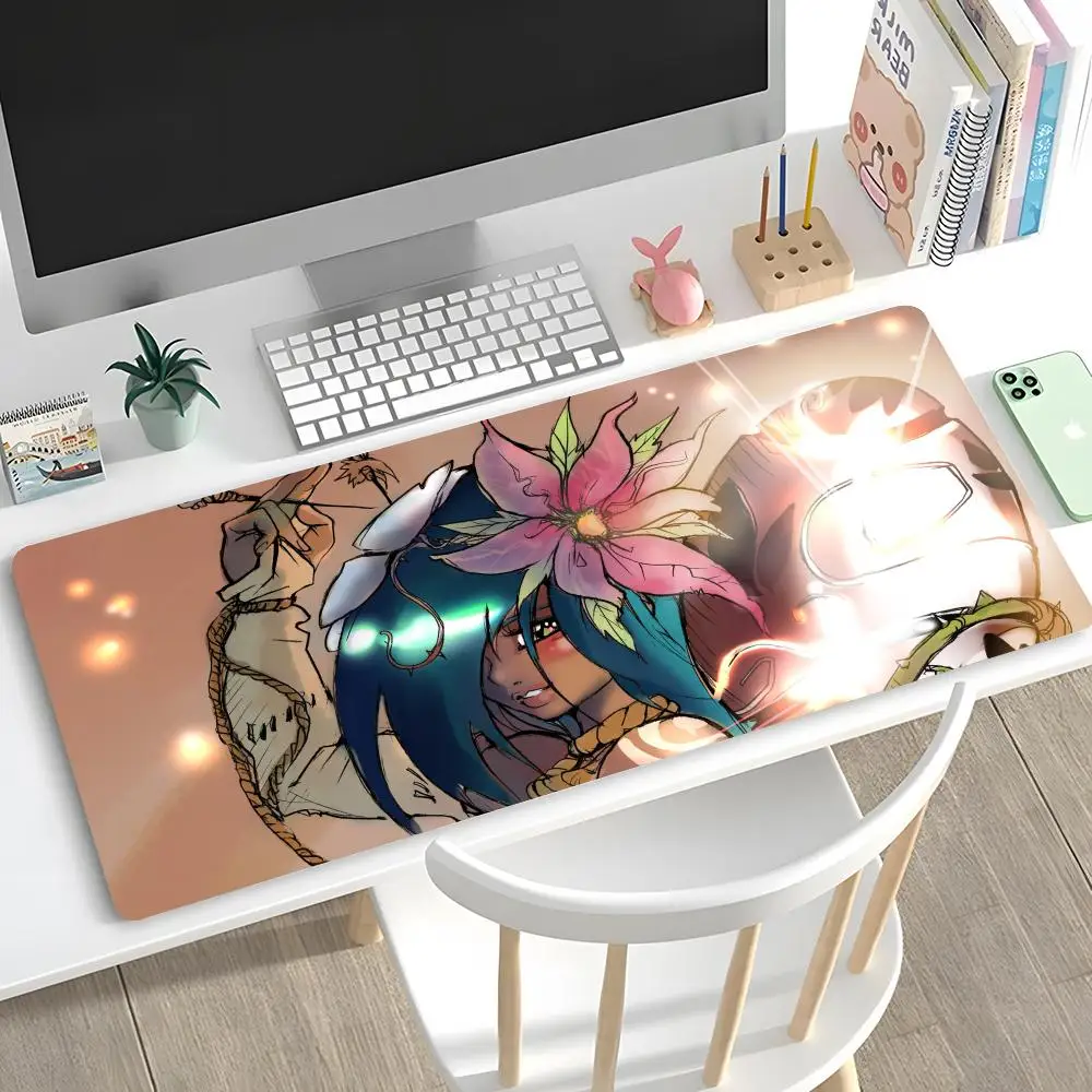 D-Dofus Mouse Pad Desk Mouse Pad Cute HD Desk Pad Extended Gaming Keyboard Mats Large XXL Gamer Mousepad 90x40