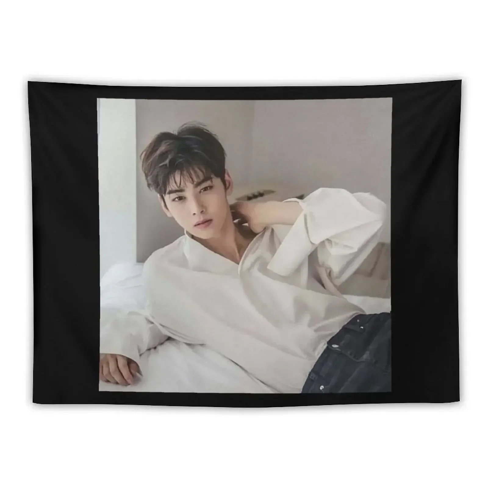 Cha Eunwoo- True beauty Tapestry Bedroom Decor Aesthetic Decoration Wall Room Decoration Accessories Tapestry