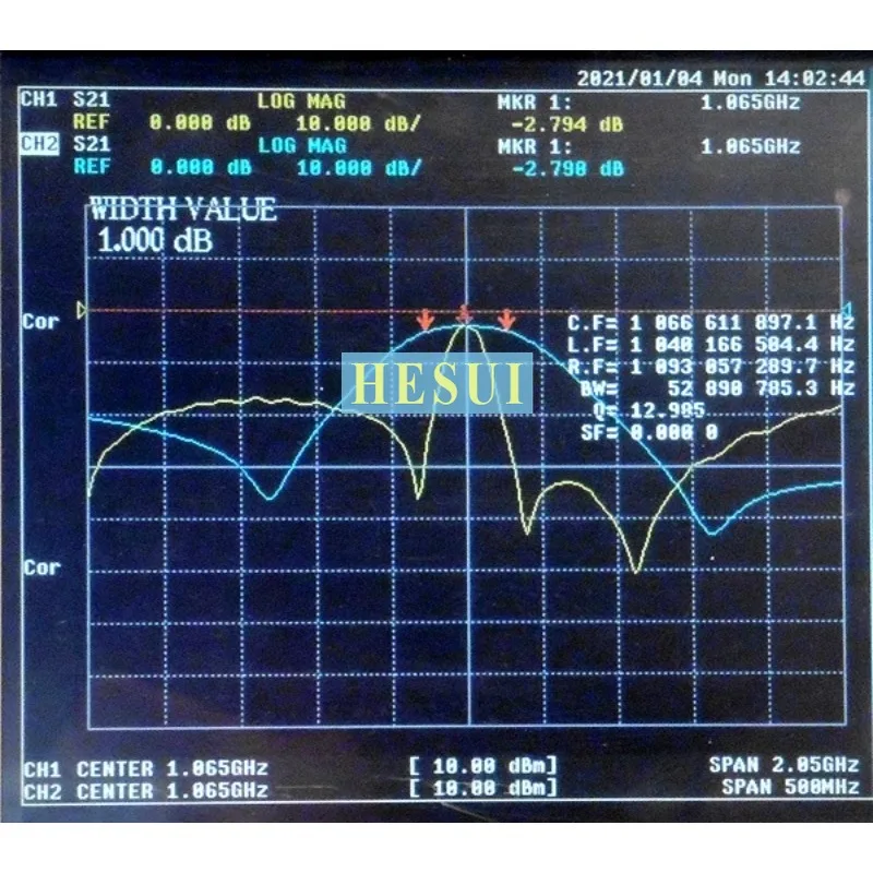 BPF Filter RF 1065(1050-1090)MHz Module LTCC element bandpass filter, small size, SMA interface Module Board