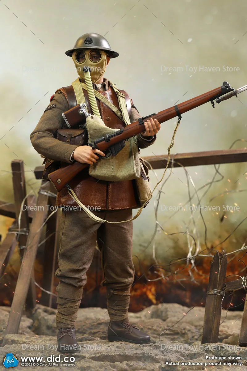 DID B11013 1/6 escala soldado masculino patrón de infantería británica Tommy conjunto completo 12 pulgadas modelo de figura de acción juguetes coleccionables