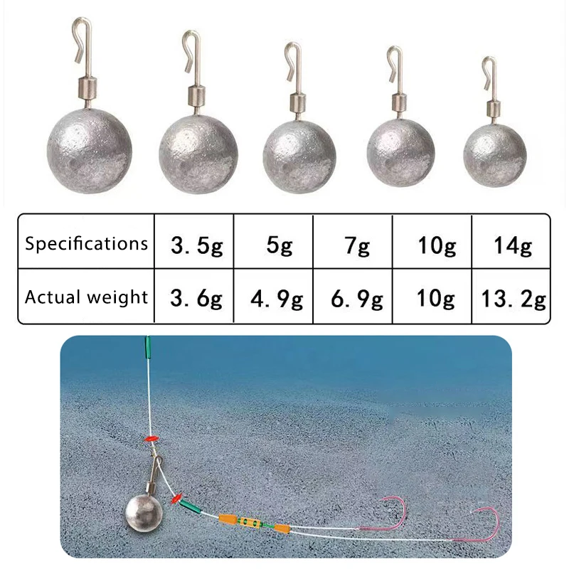 10 stücke/5 stücke R-ring Blei Platinen 3,5g/5g/7g/10g/14g/20g Ball/Zylinder Blei Gewicht Schnell Ändern Blei Platinen Angeln Zubehör – Detail 4