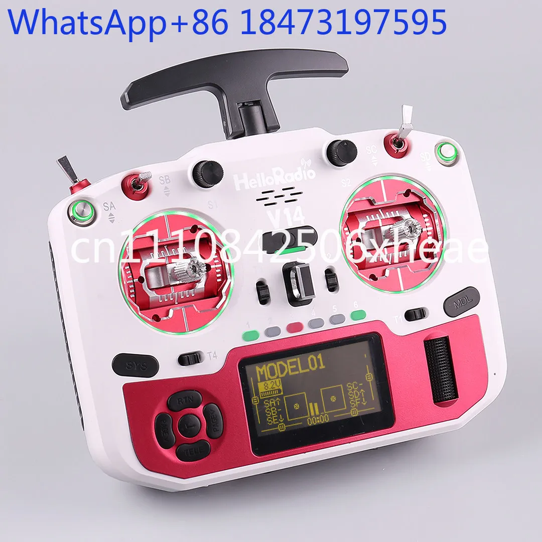 HelloRadio V14 Crossover Remote Control FPV High Frequency Head Entry Advanced MAX Metal Full Size ELRS left-hand throttle