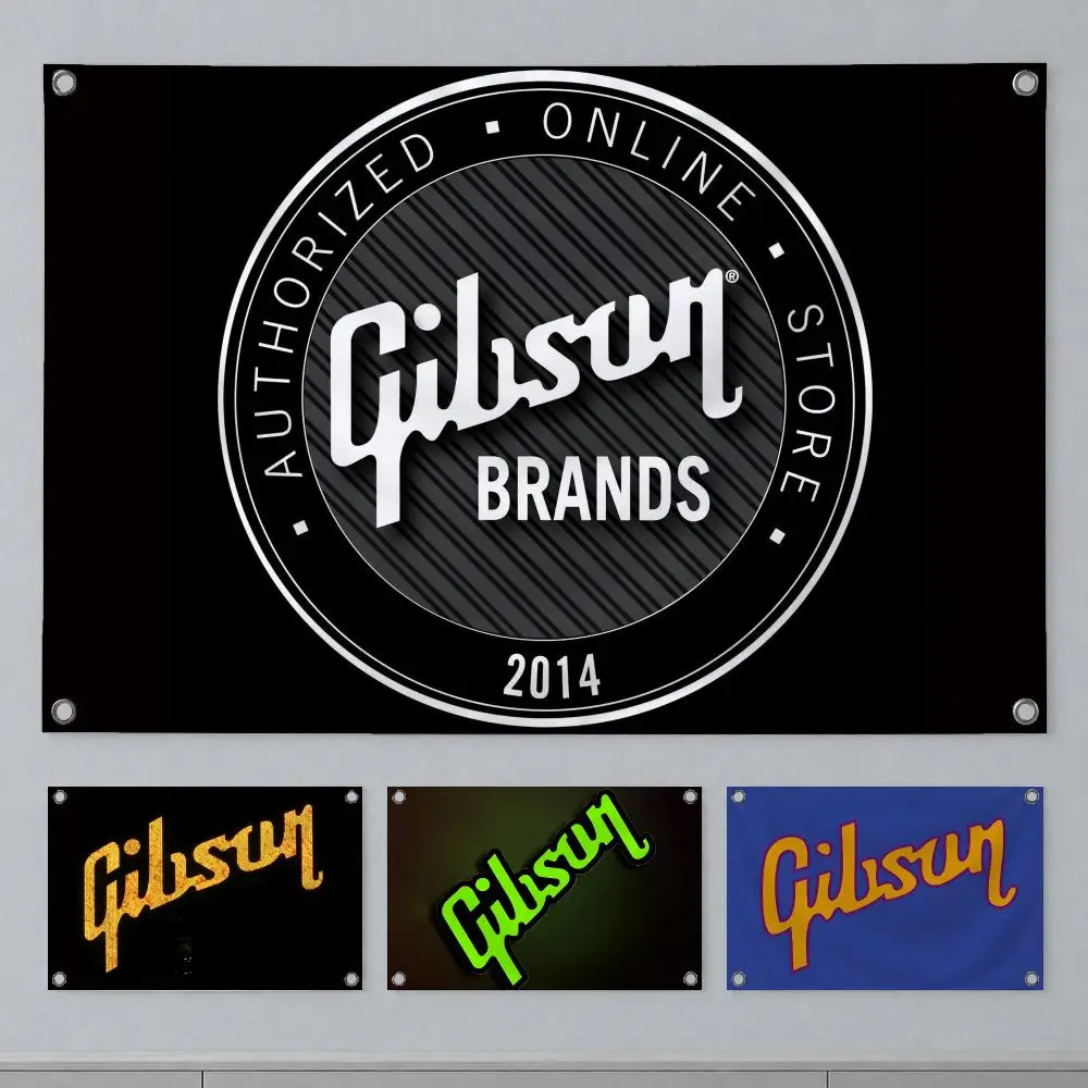 Classic Brand Gibson Flags Wall Hanging Banner Indoor Outdoor Party Home Wall Decor Backdrop