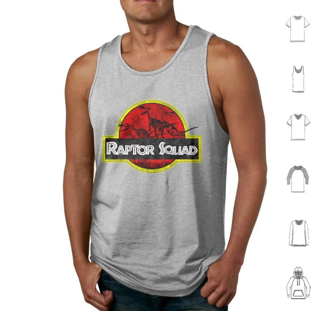 Raptor Squad Fan Art Tank Tops Vest Sleeveless World The Lost World Iii World Fallen Kingdom Dinosaur Dinosaurs Dinosaur