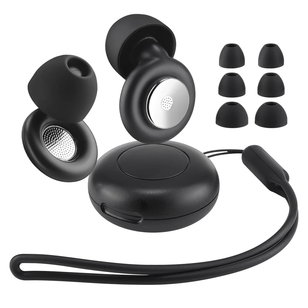 45dB Noise Cancelling Ear Plugs Protection 4 Size Reusable Silicone Sleeping Earplug Noise Reduction for Sleeping Travel Work
