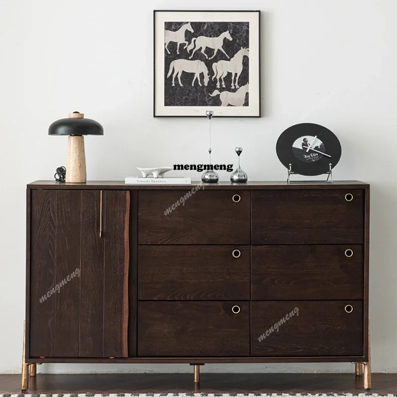 

Nordic retro living room cabinets Mid Century Wooden Design minimalist drawer cabinet interior creativity gabinete furniture