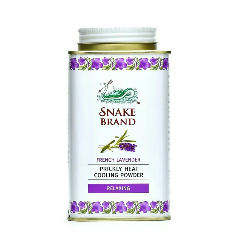 Snake Brand Prickly Heat Talcum Cooling Powder Body Clean Refreshing And Soothing Relieving Itching