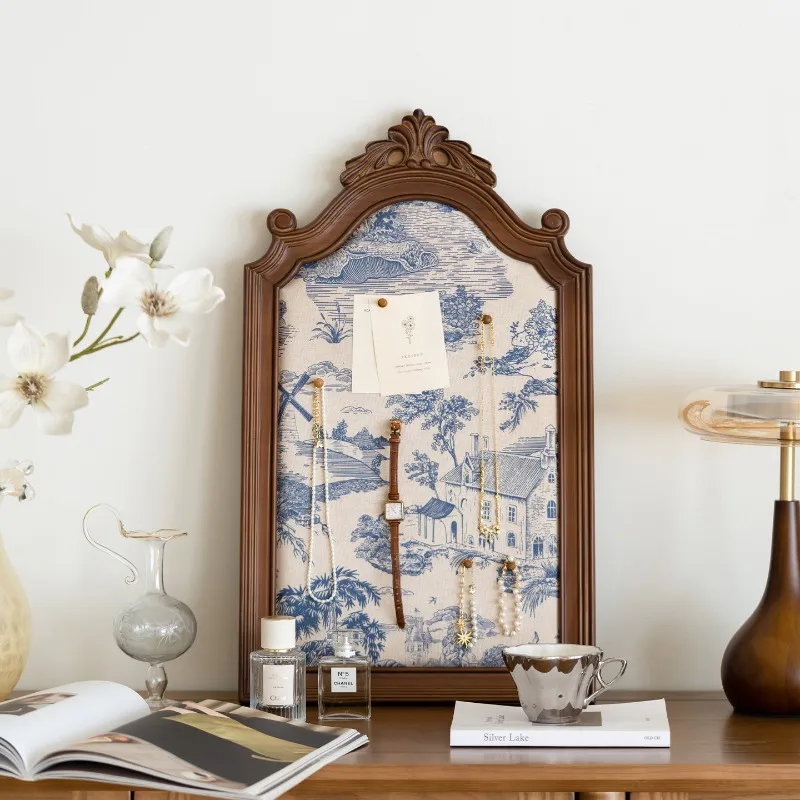 cadre-photo-retro-en-bois-massif-sculpte-broderie-en-tissu-support-mural-pour-bijoux-tableau-d'affichage-presentoir-photo