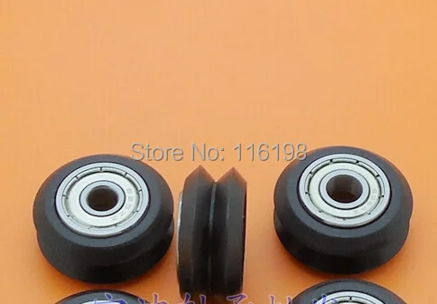 10mm 6000zz 6000z 6000 W V groove bearing Openbuilds for 3D printer nylon wheel ball bearing with pulley 20 type track roller