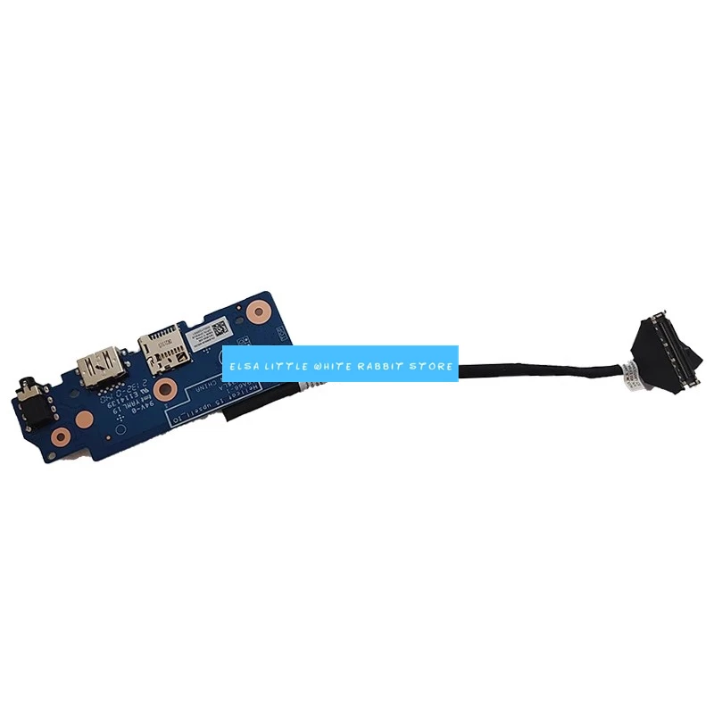 FOR DELL INSPIRON 7506 2-IN-1 LAPTOP USB AUDIO SD CARD I/O BOARD WITH CABLE HKMJ8