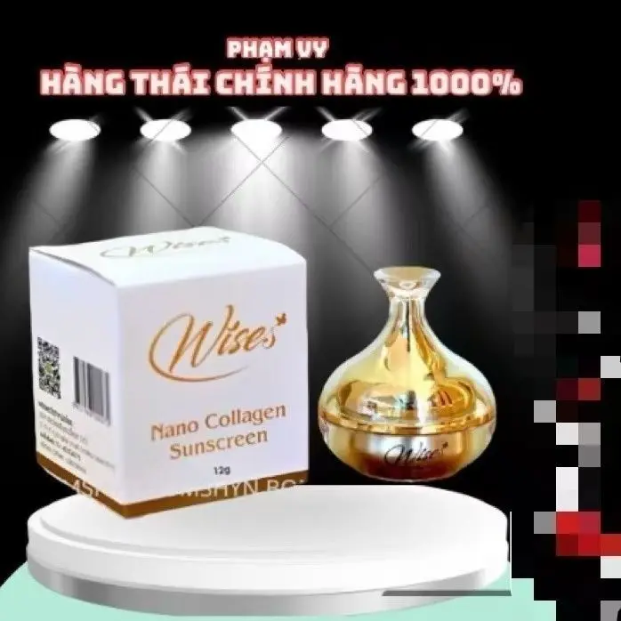Kem chong nang duong da Wise nano Collagen thai lan Thai face cream