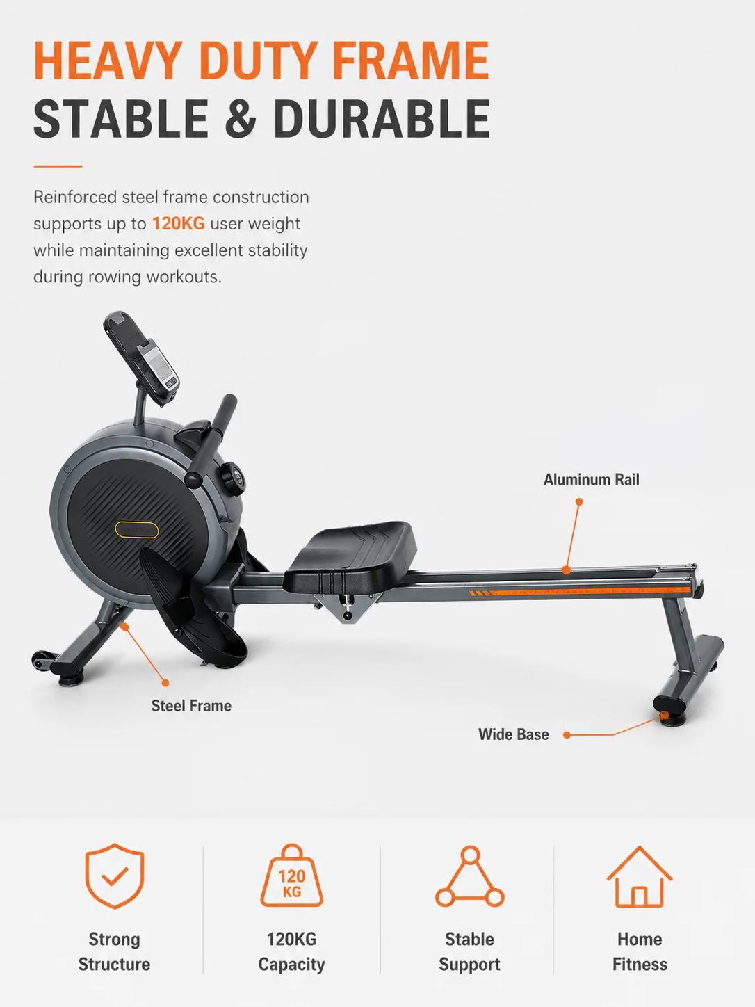 Гребной тренажер с ЖК-дисплеем – обзор и цена Home Gym Rowing Machine