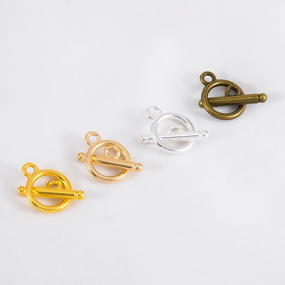 10Sets/lot Metal OT Clasps Connectors for Bracelet Necklace DIY Toggle Clasps Buckle Jewelry Making Supplies Connector view 5