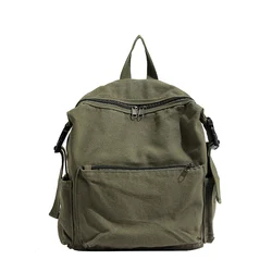 маленький рюкзак Canvas Women Small Backpack Vintage Feminina School Mini Backpack Women Bagpack Female Solid Girl mochilas