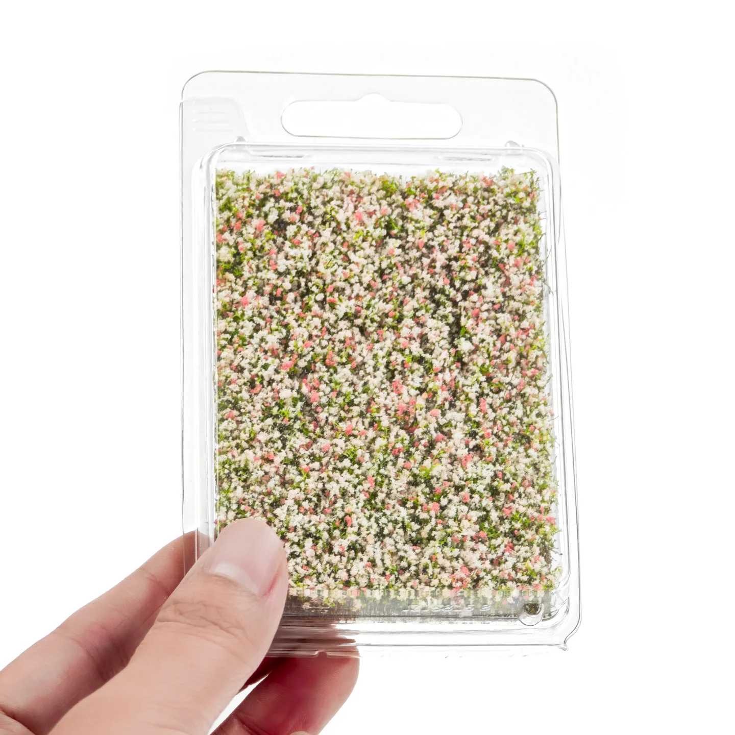 Hauteur 10mm statique fleur herbe grappe modèle bricolage Micro paysage paysage matériaux sable Table aménagement Diorama Kits 1 pièces