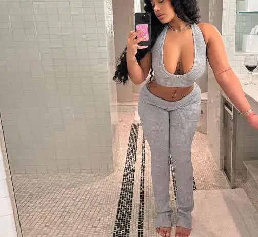 

2025 комплект из 2 предметов, женский летний осенний комплект с резьбой и пазом, свисающий пояс на шее, веревочный жилет, складной комплект прямых брюк