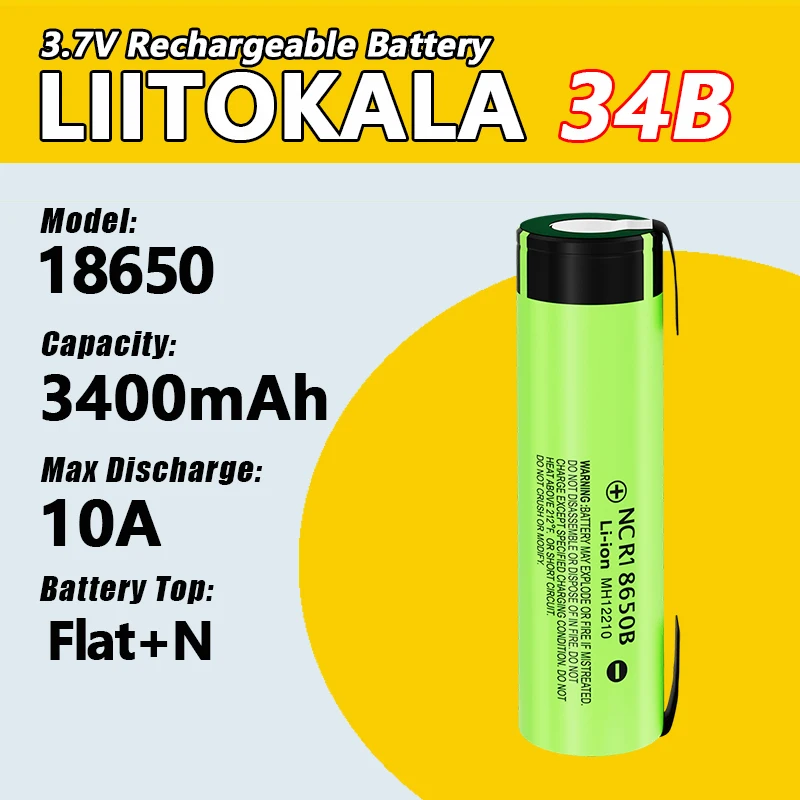 LiitoKala HG2 34B NCR18650B LT20A King4000 18650 3000mAh 3500mAh 4000mAh KING6000 21700 6000mAh Akku