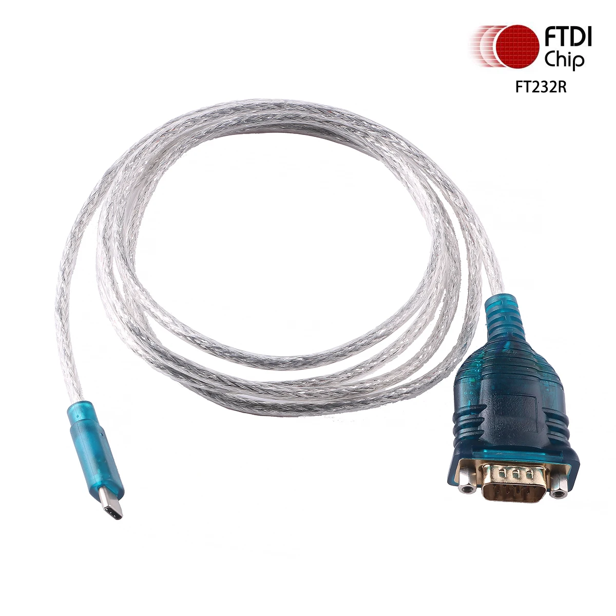 USB Typec Type-C to RS232  Serial Cable  Converter  PDA DB9 Male 9 Pin Adapter FTDI for Win 11 10 8 7 Mac OS