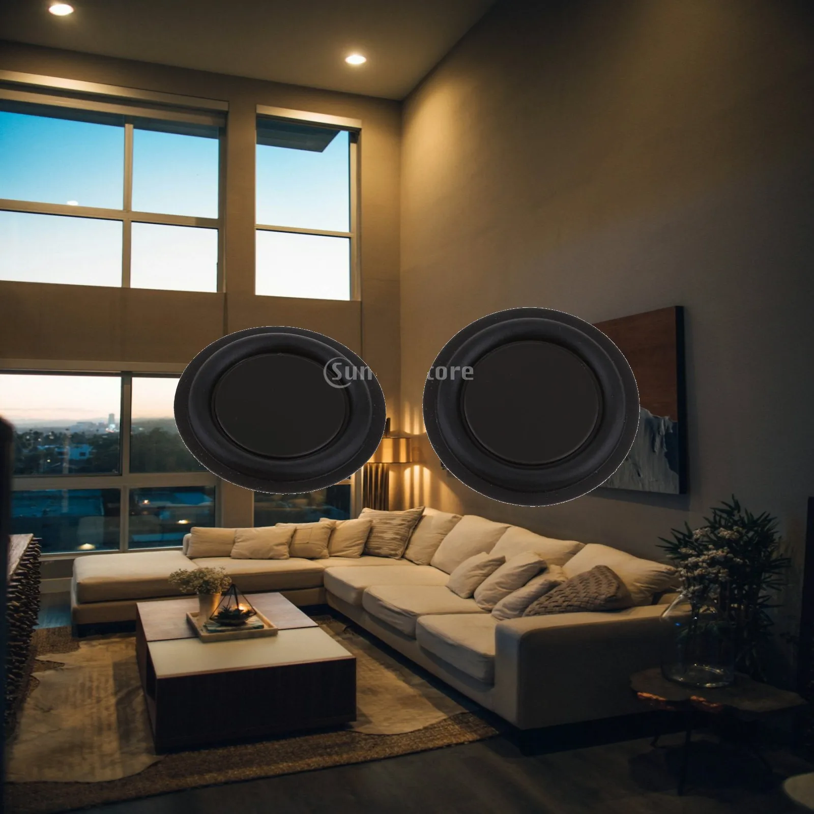 40mm Speaker Bass Vibrating Membrane Rubber Passive Radiator Plate for Enhanced Subwoofer Sound Quality