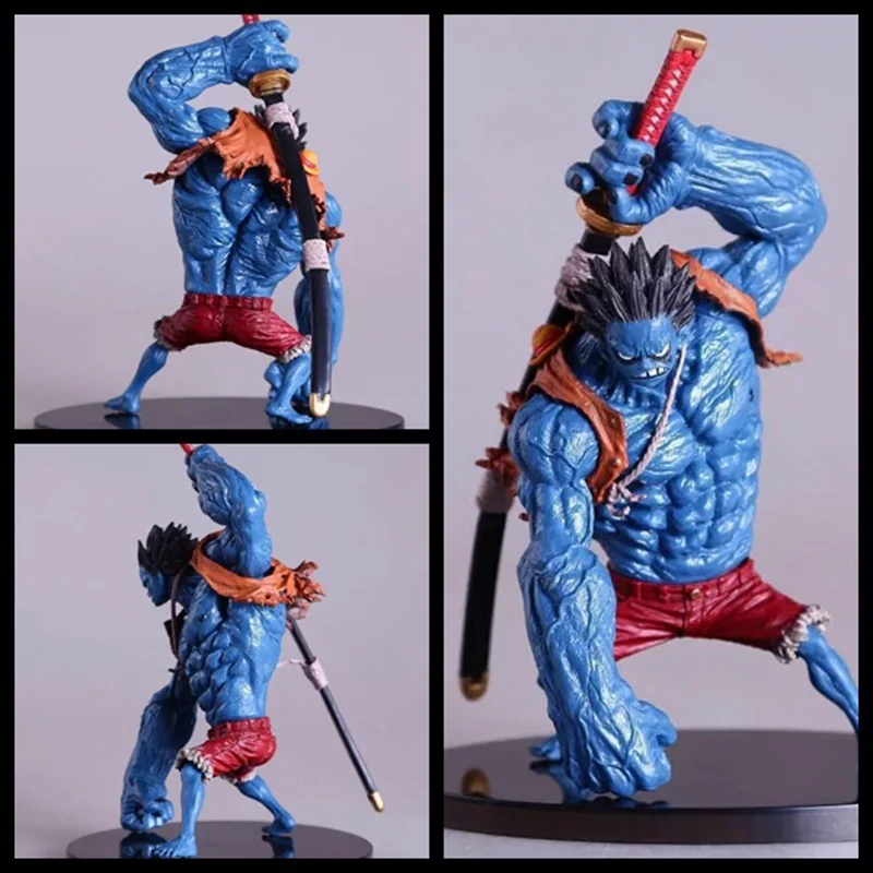 

Коллекционная аниме-статуэтка One Piece Nightmare Luffy Blue Warrior: Фигурка для настольного декора, в коробке, для любителей аниме