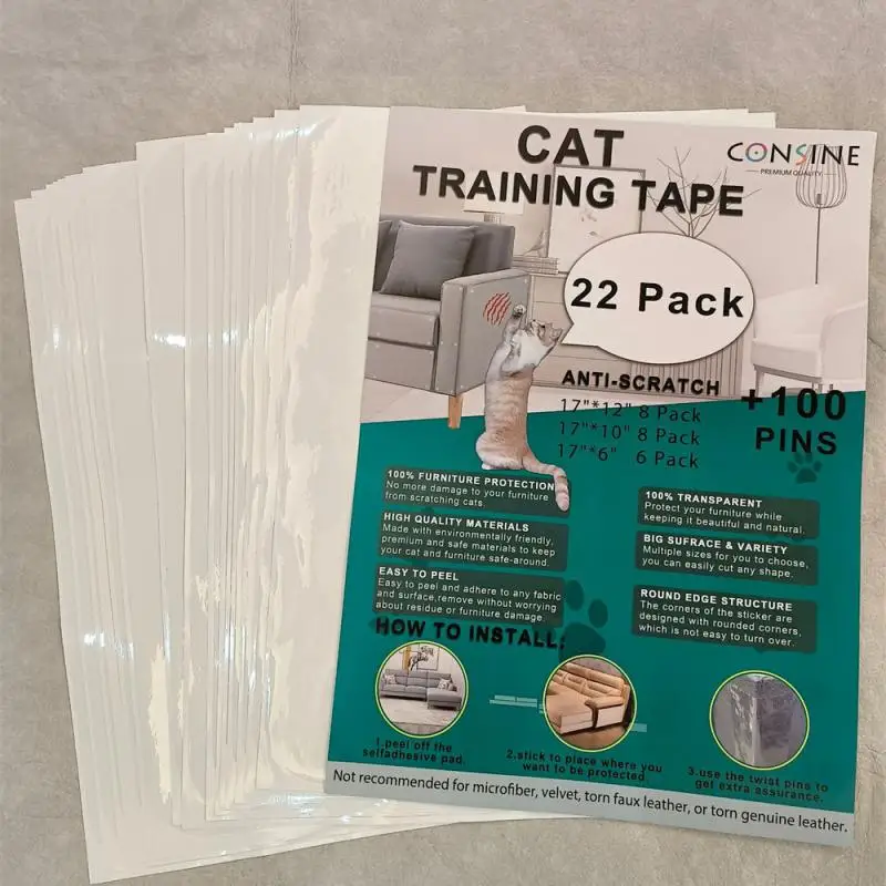 Furniture Protectors From Cats Scratch Anti Scratch Cat Training Tape Safe Clear Tapes Couch Protectors Sofa Corner Scratching