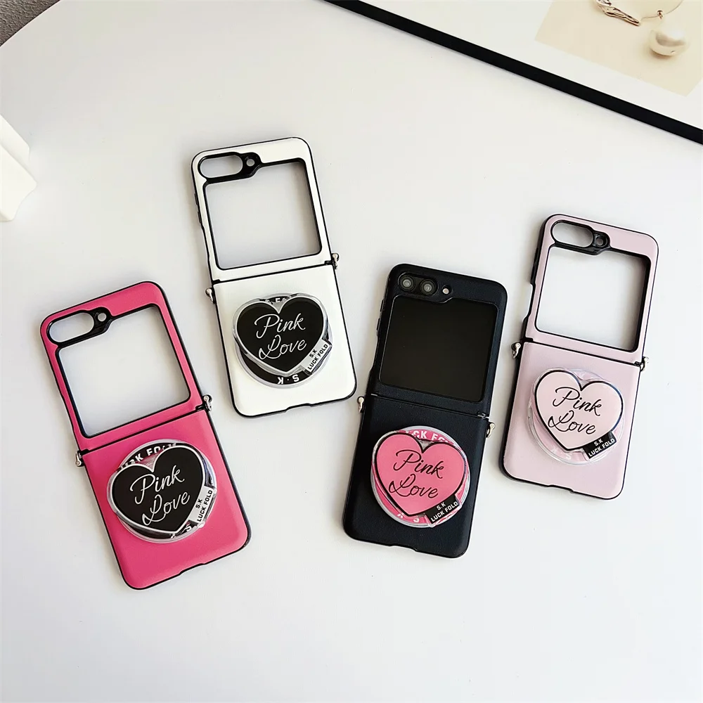 حامل حب وردي مغناطيسي قابل للفصل لهاتف Magsafe لهاتف سامسونج جالاكسي Flip7 Flip6 Z Flip 3 4 5 6 7 FE غطاء حماية #6