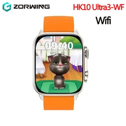 HK10 Ultra 3-WF AMOLED Smart Watch WiFi Photo Album Men Local Music TWS ChatGPT Smartwatch 1GB ROM Bluetooth Call 2024