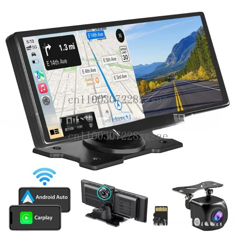 10.26-Inch portable wireless Carplay car smart screen MP5 car navigation reversing/In stock view 2