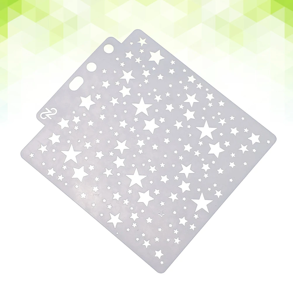 Drawing Template Stencil Cake Stencils for Buttercream Templates Tile Pattern Painting Star Shape